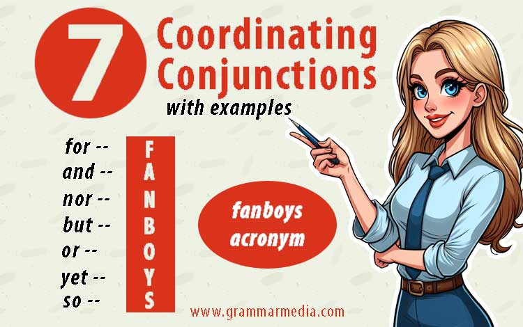 7 Coordinating Conjunctions With Examples