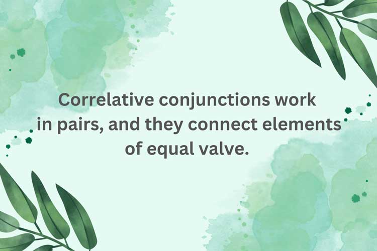 What are the 4 Types of Conjunctions?