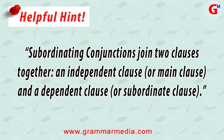 7 Types of Subordinating Conjunctions